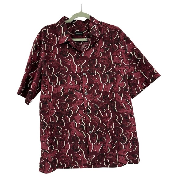 Ermenegildo Zenga Graphic Print Short Sleeved Shirt Butterfly Print XL $545 - Picture 2 of 6